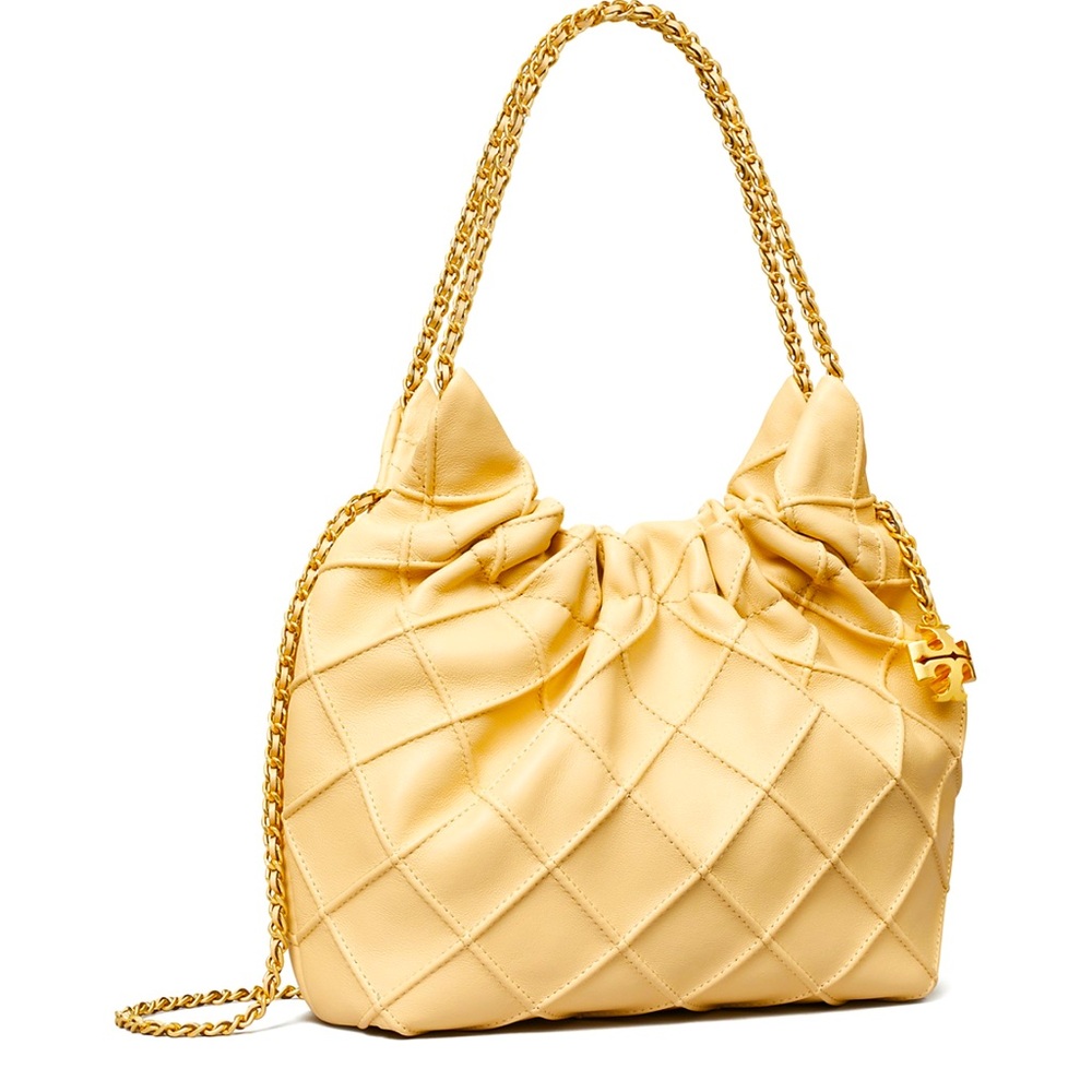 Tory Burch Quilted Yellow Bag